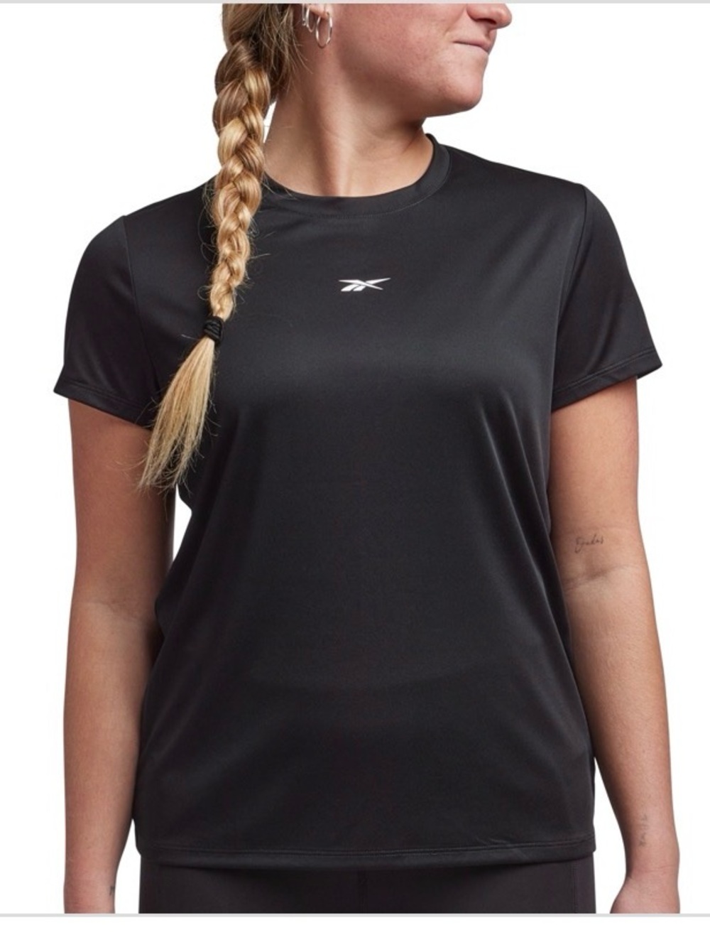 Reebok Reebok Women's Active Identity Performance Logo Tech T-Shirt - Black